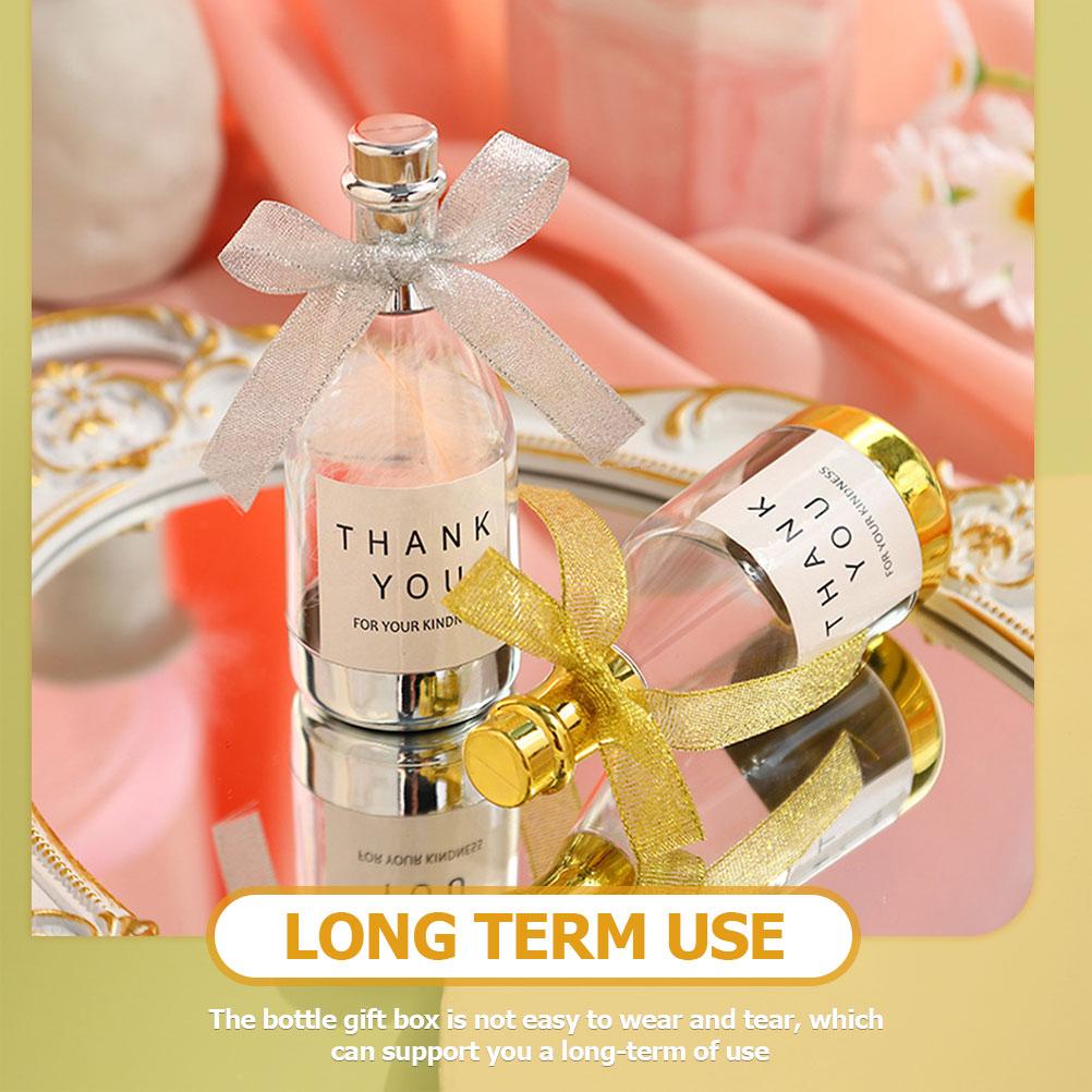 24 Pcs Candy Box Elegant Party Favors for Adults Wedding Guests Mini Bottles Bulk Gift Boxes Containers Jar Women Bachelorette