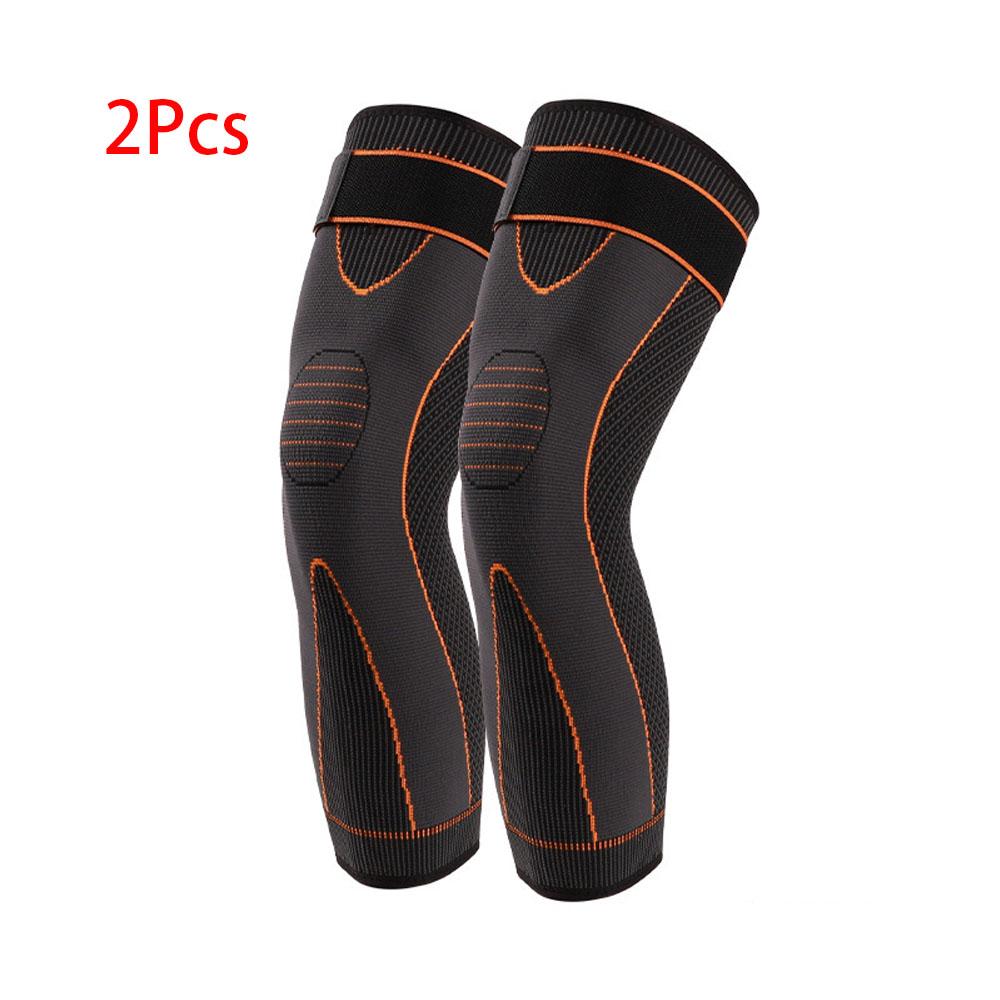 2pcs elastic compression sleeve, for thigh, calf, knee support, warm and extended Men's and Women's leg sleeves, one size fits
