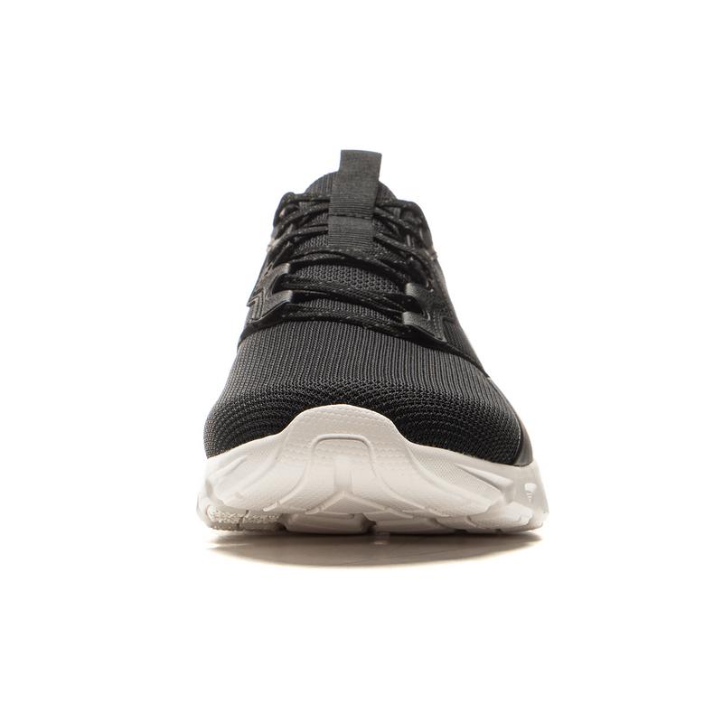 Li Ning Soft Comfortable Fashion Shock Absorbing Durable Low Top Casual Running Shoes Men sneaker Black Off-White ARSV077-1