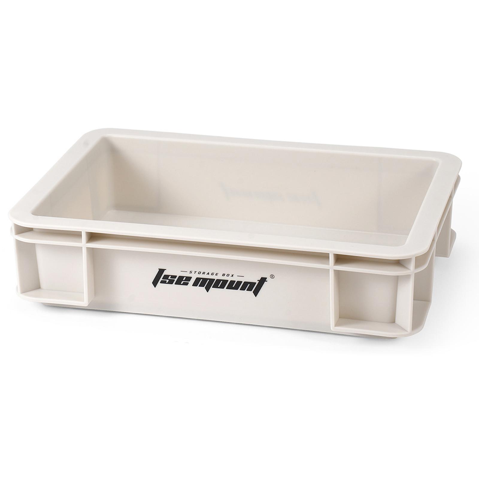 Camping Storage Box Large Capacity Plastic Stackable Organizers Anti-Slip Desktop Storage Case for Small Item Tools серый 5200₽