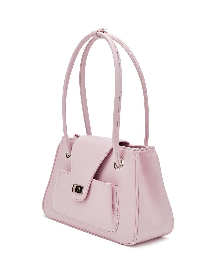 Apoa. Pao Long Handbag Soft Pink Crinkle