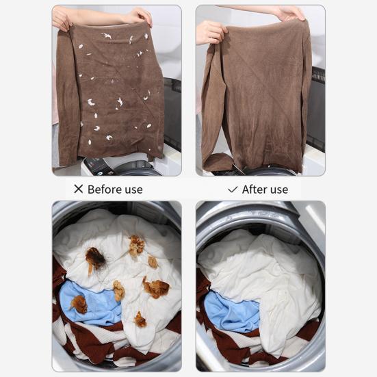 Yousheng 4Pcs Hair Catcher Floating Mesh Washing Machine Hair Removal Mesh Bag Reusable Sustainable Laundry Lint Traps