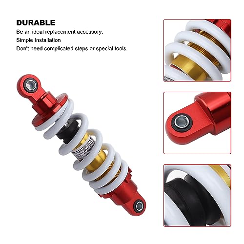 Shock Absorber 240mm 12mm Adjustable Damping Suspension for Motorcycle Off-Road Scooter ATV