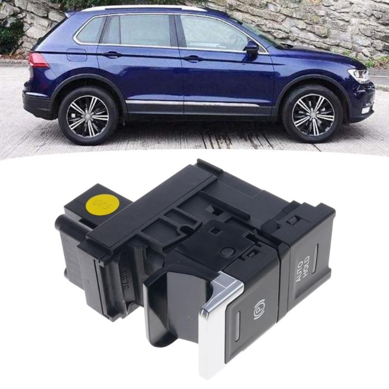 Ergonomic Electronic Handbrake Switches Button For Select Model Replace 5NG927225 Touch Control Anti Wear