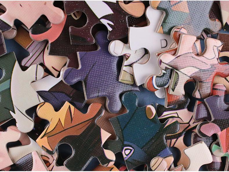 Tisícidílné zakázkové puzzle pro věk 3-10 let, vzdělávací hračka a připravené k zarámování pro dospělé a děti