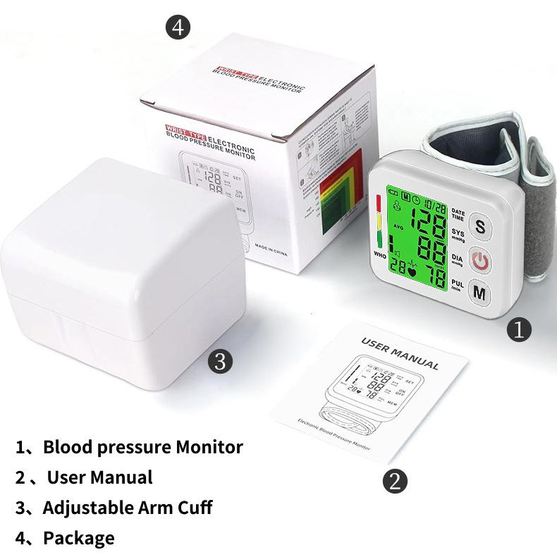 

Sphygmomanometer Wrist Precision Household Blood Pressure Meter Medical Grade Wrist Sphygmomanometer