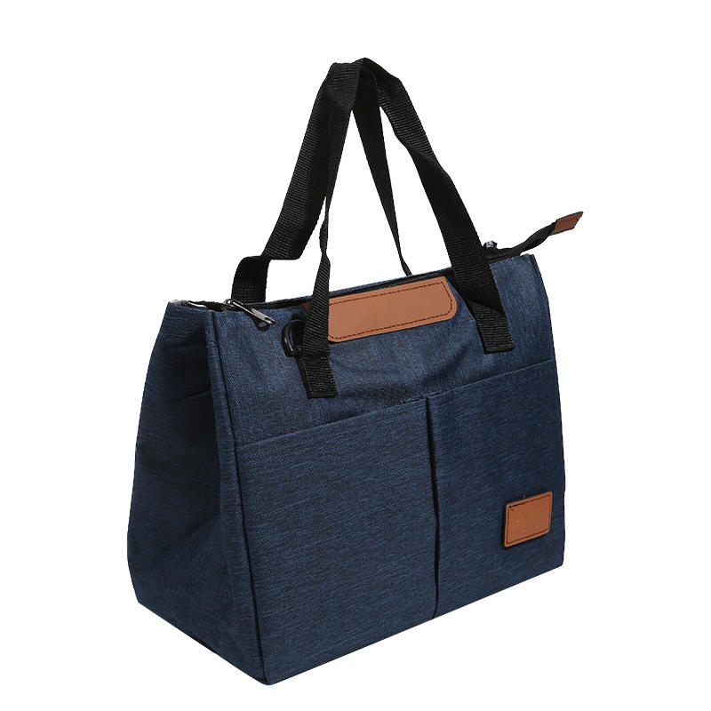 HOT Large Capacity Lunch Bag With Aluminum Foil Insulation For Work, Simple  Practical Top Handle Insulated Picnic