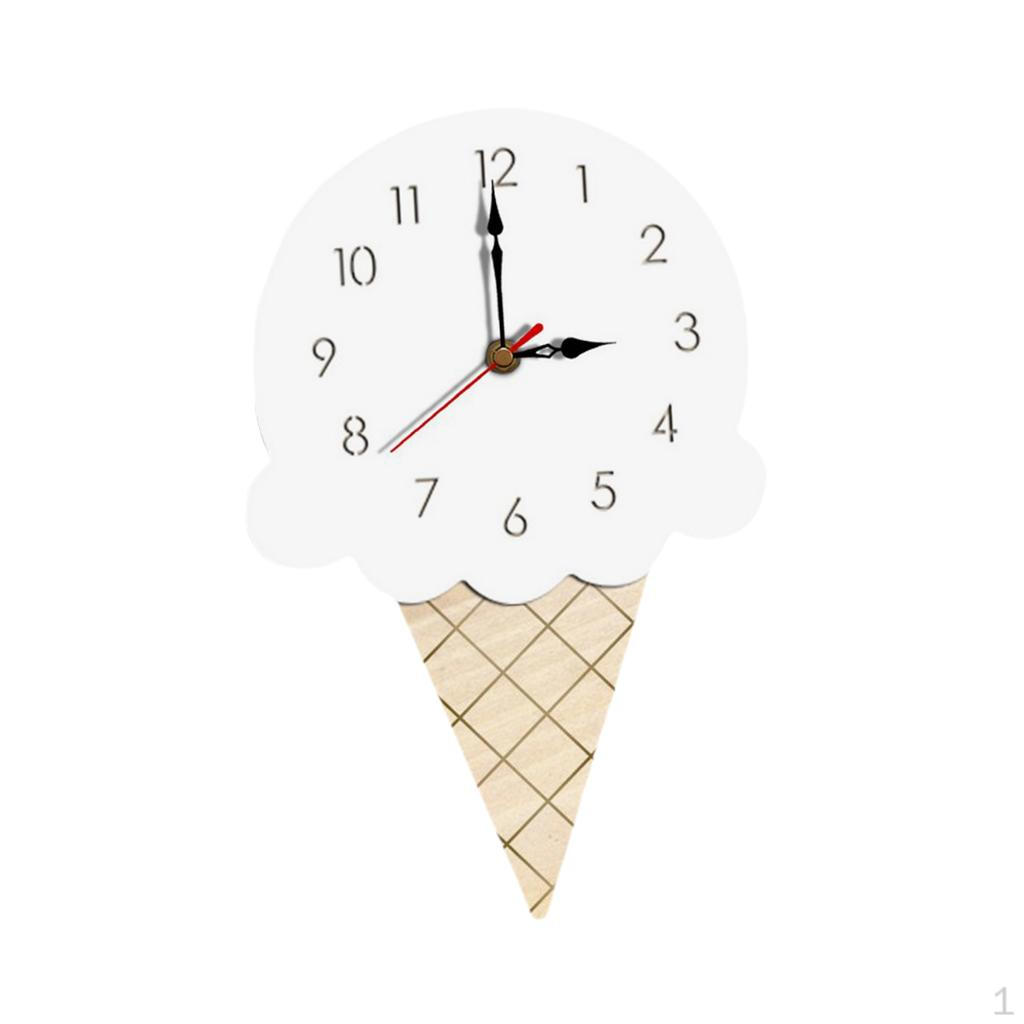 

Wall Clock Without Ticking Noises Decoration білий