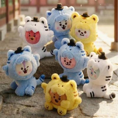 BT21 K-Tiger (K-Horangi) Plüschpuppe – KOYA, RJ, SHOOKY, MANG, CHIMMY, TATA, COOKY (Wähle einen Charakter)
