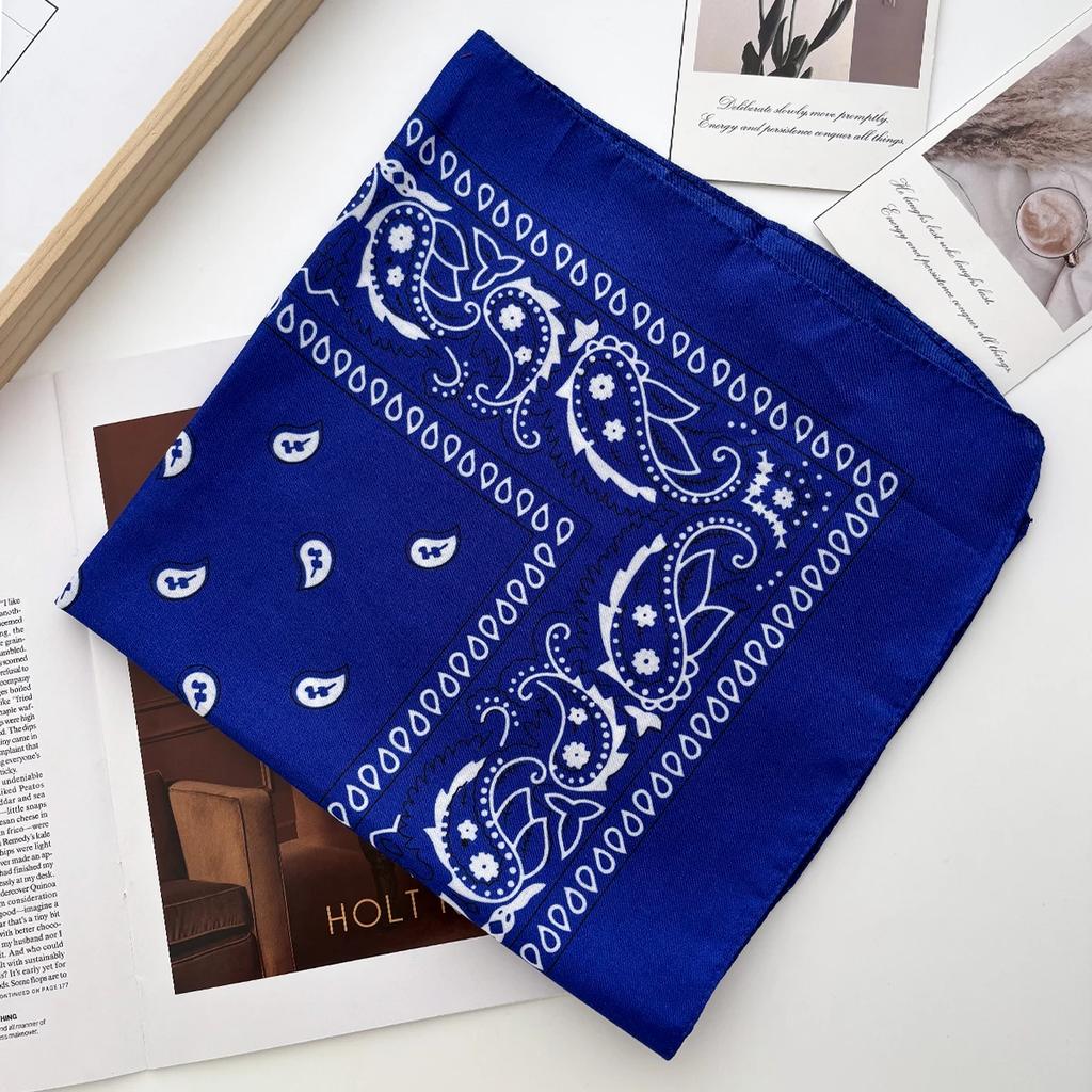 Bandana unisexe pour hommes et femmes, bandeau pour cheveux, style cowboy, pour hommes, motard, sport, couvre-chef, bandeau pour poignet, foulard de tête cachemire, foulard carré
