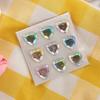 3D Faux Crystal Heart Sticker Self-Adhesive Easy To Apply Perfect for DIY Scrapbooking Journaling Supply