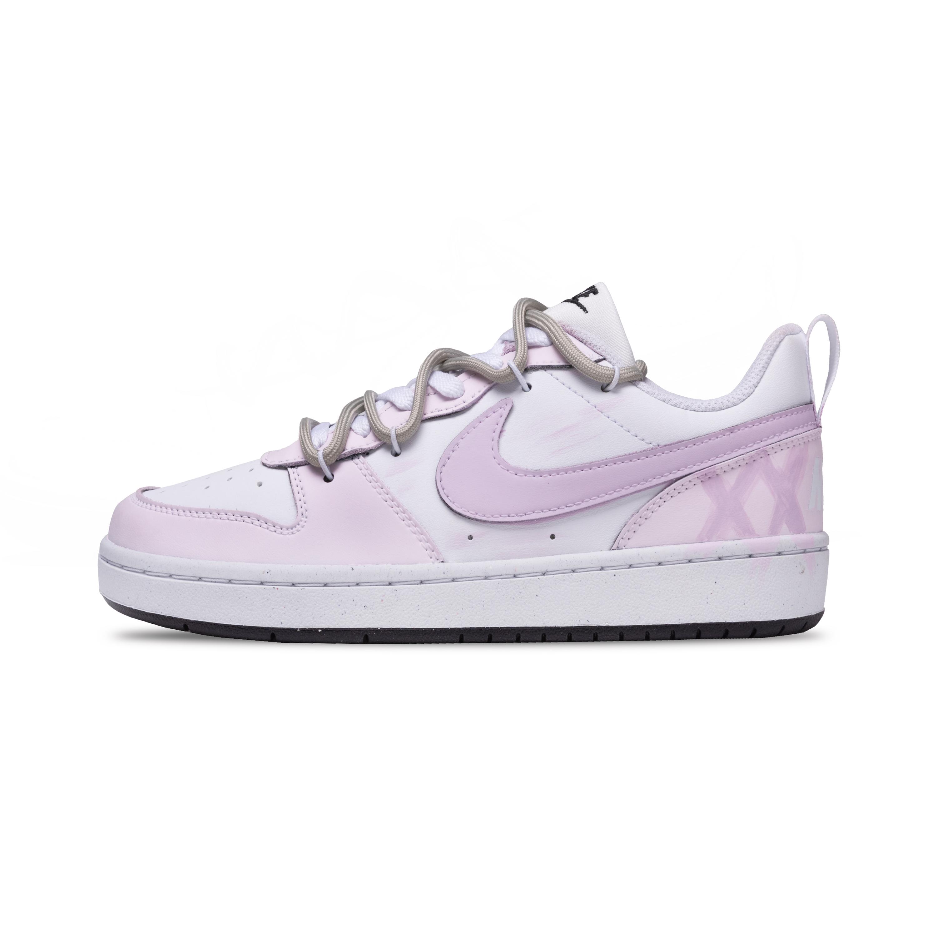 

Nike Court Borough Фиолетовый Самоцвет Скользкие Легкие Нескользящие Легкие Низкие Кеды для Скейтборда Женские DV5456-131(Команда441-) 38.5