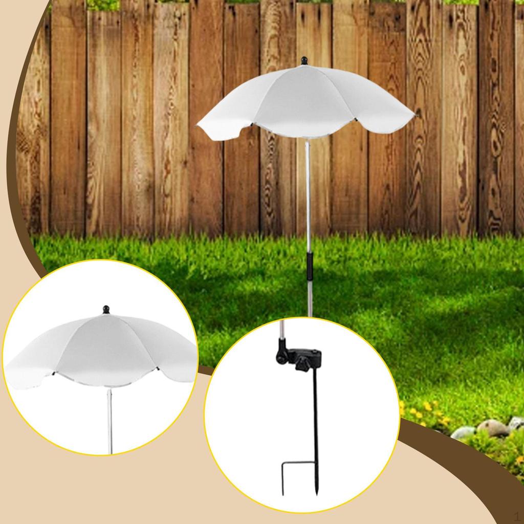 Parasol, Compact And Practical Shade Cover with Ground Stake, Ideal for Gardens, Flower Beds