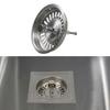 Effective Waste Filtration Brushed Finish Replacement Basket Filter Effective Waste Filtration Optimal Water Flow