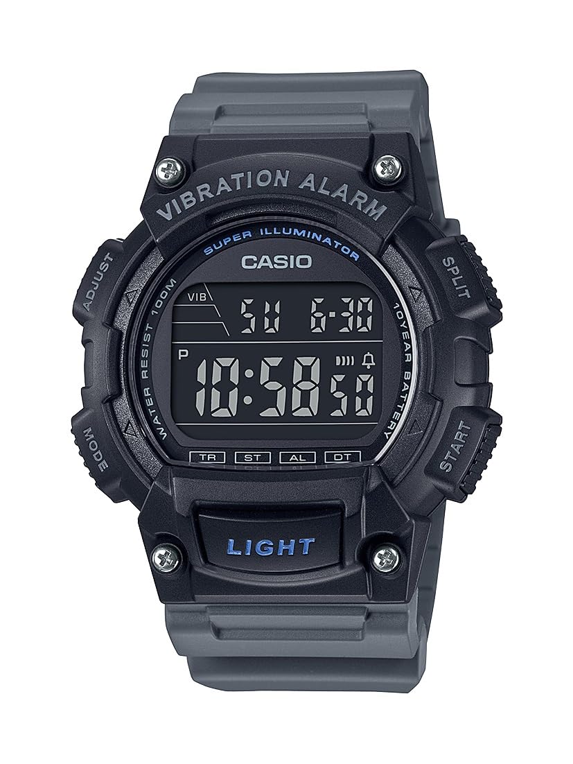 Casio W-736H-8BVCF Цифровые часы Серые Один размер