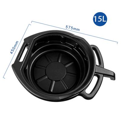 Oil Drain Pan Waste Engine Oil Collector Oil Drip Tray with 3 Handles Car Maintenance and Repairing