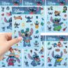 8-Sheet Cartoon Character Waterproof Jigsaw Stickers for Scrapbooking