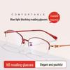 Elegante Damen-Lesebrille mit Halbrahmen und Blaulichtfilter – Verbessern Sie Ihren Look mit hochauflösender Augenprotection für Alterssichtigkeit.