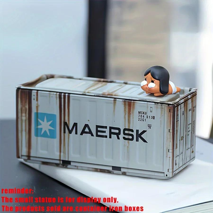 Multifunctional Metal Desk Organizer, Creative Storage Tube for Office Supplies | Compact Iron Container for  Workplace Use