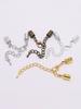 10pcs/lot 5mm Gold Cord Clips End Caps With Lobster Clasps Chain Fit Round  Cord Connectors For DIY Jewelry Making