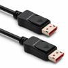 Qoltec DisplayPort V2.1 Male Cable | DisplayPort V2.1 Male | 8K | 40G | 1.5m