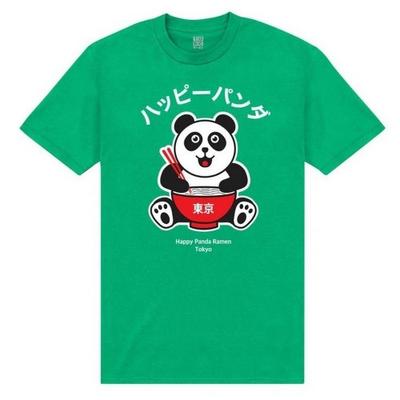TORC Unisex Adult Happy Panda T-Shirt