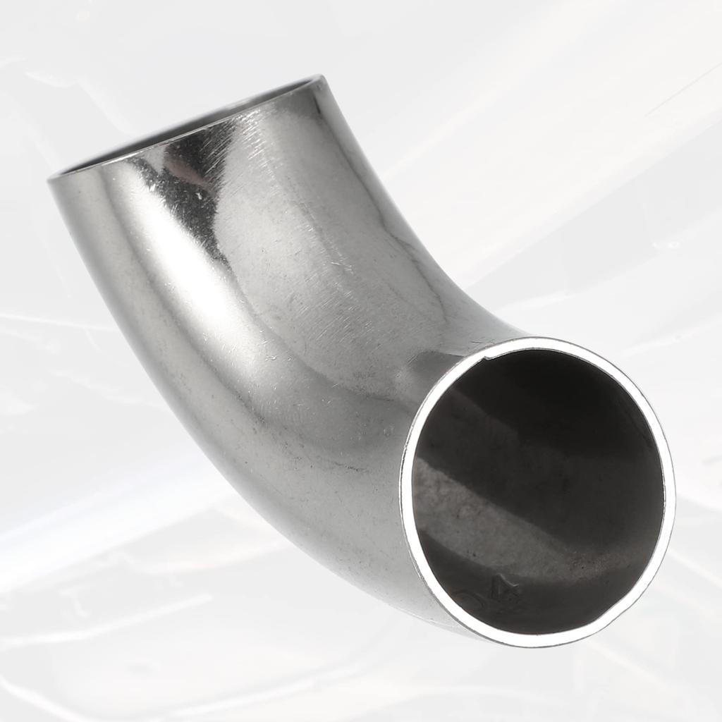 uxcell SS304 Stainless Steel Mandrel Bend Elbow, Exhaust Elbow Pipe, For Car Modified Exhaust