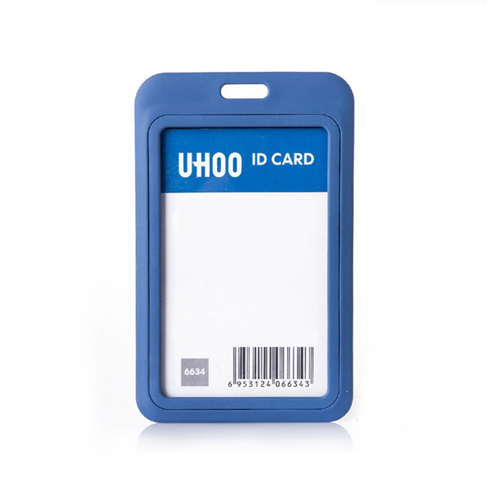 Strap Lanyard Reel Retractable Vertical o Horizontal Hard ID Card Holder Badge