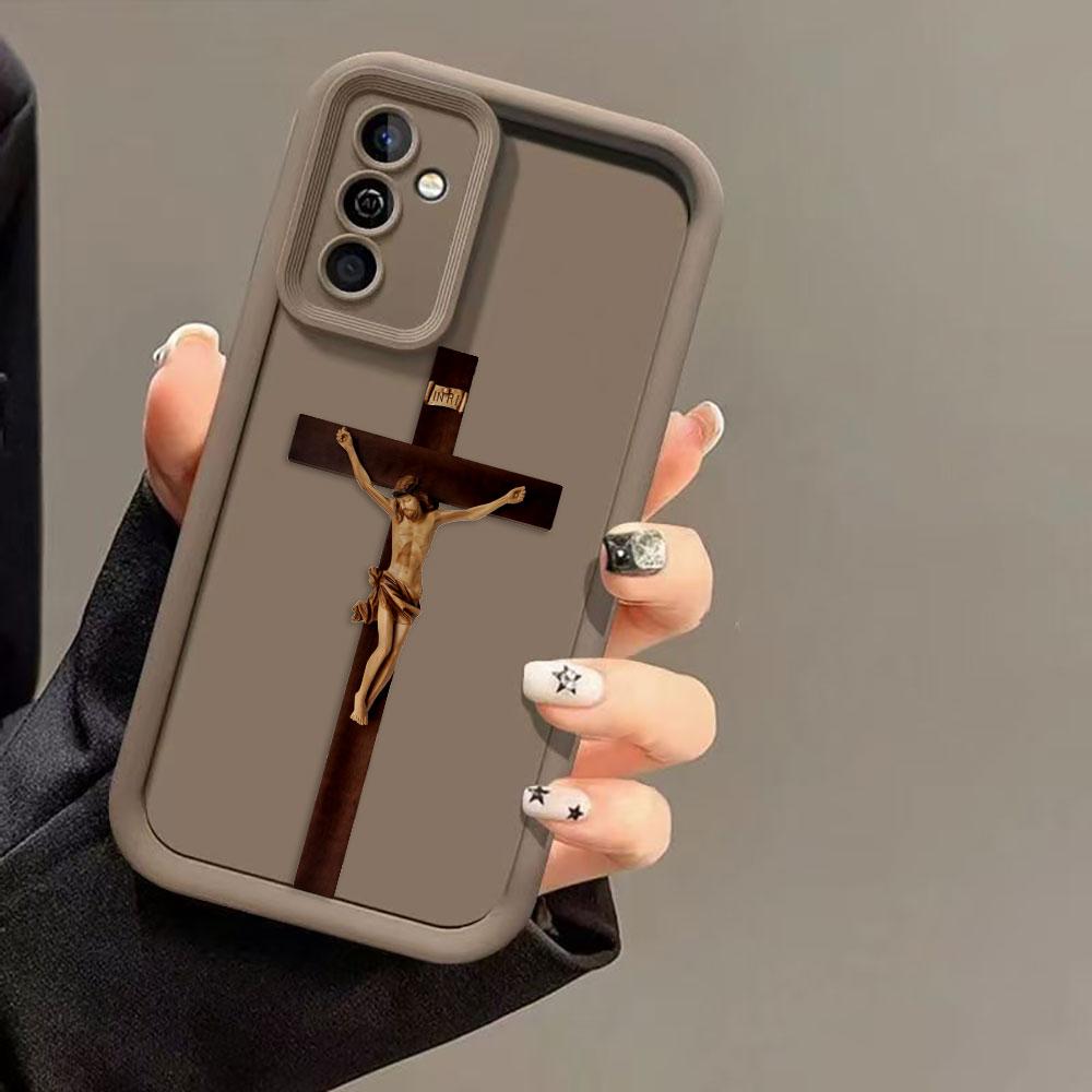 Christian Jesus The Cross Cover Phone Case For Redmi NOTE 13 14 8 9 9S 10 10S 11 11S 11T 12 PRO PLUS TPU Case DIY Shell Funda