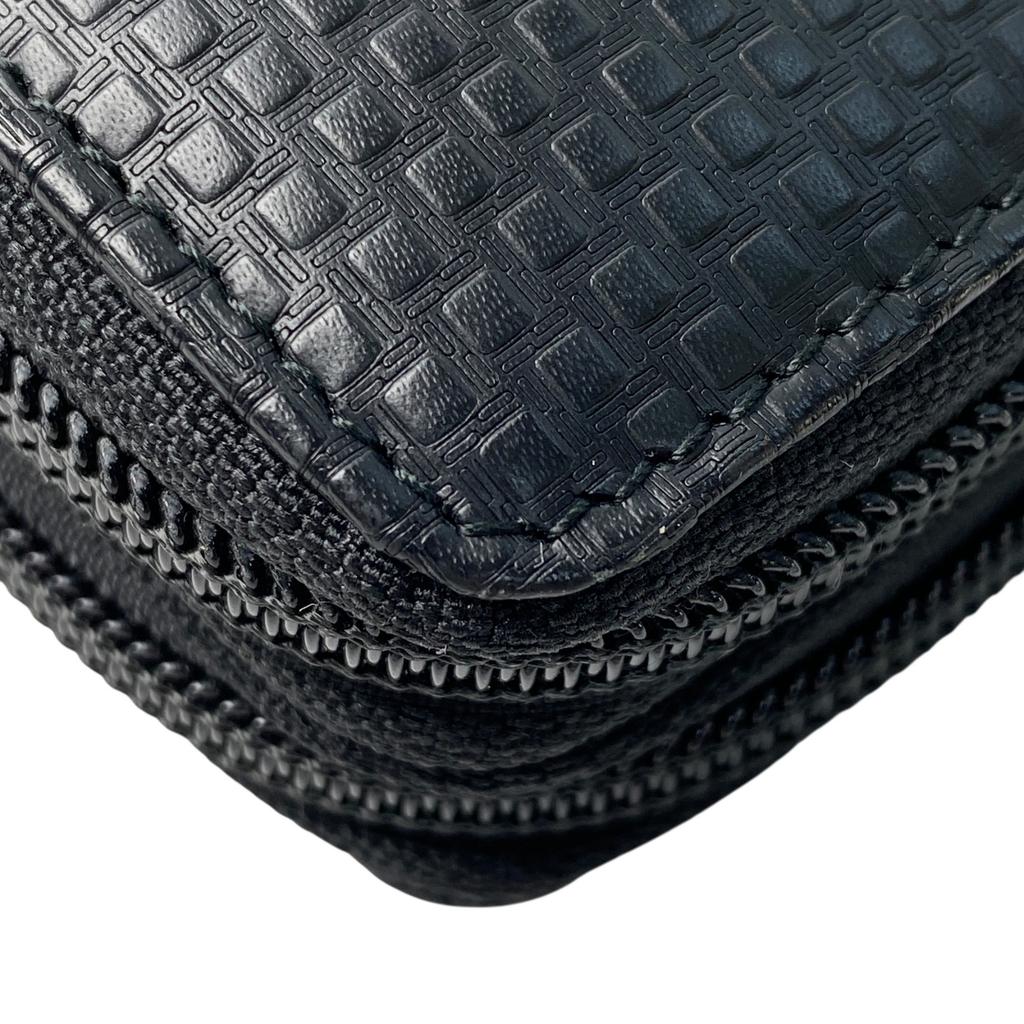Used DunhillPurse Black Leather Mens