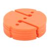 5Pcs Diving Line Marker Cave Dive Marker Scuba Safety Rope Line Marker PVC Round Shape for UnderwaterOrange