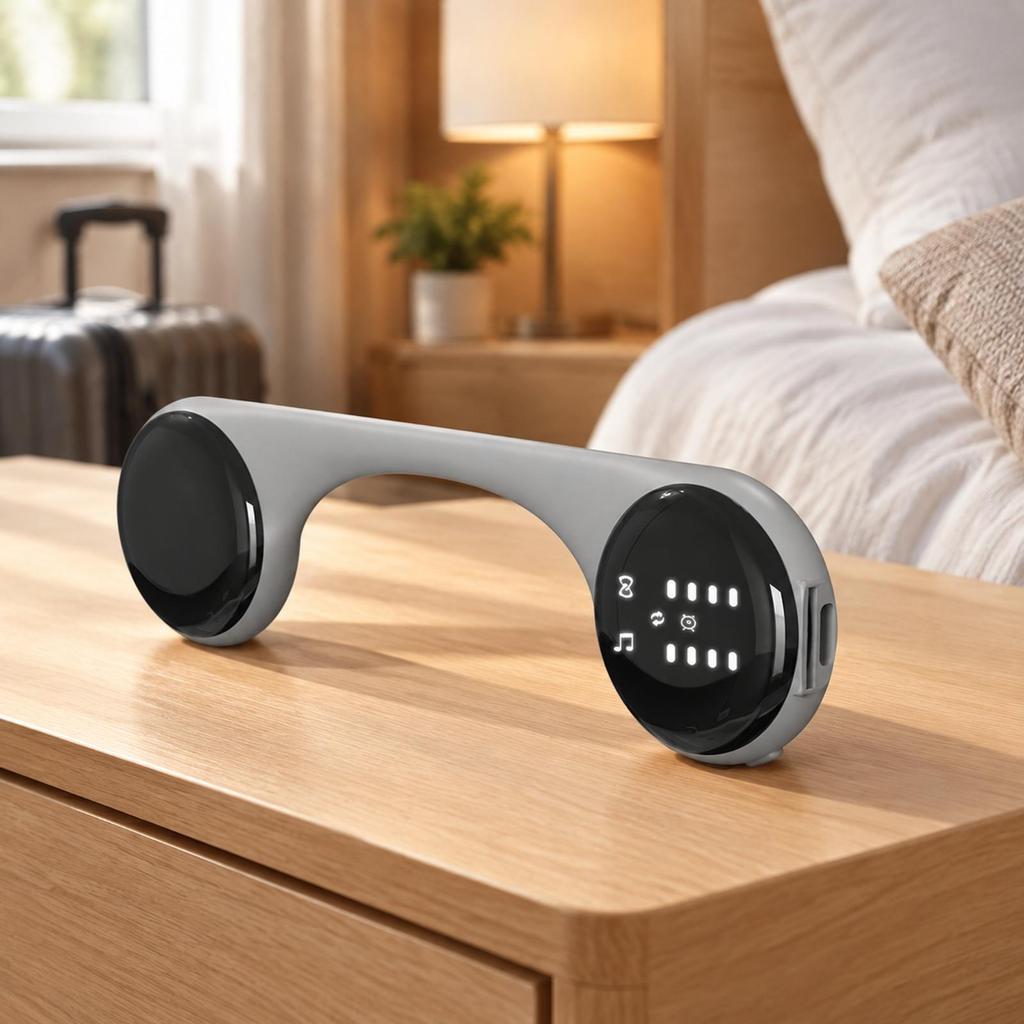 Conduction Audio Device Compact Speaker Lightweight Portable Sound for Relaxation, Bedroom,