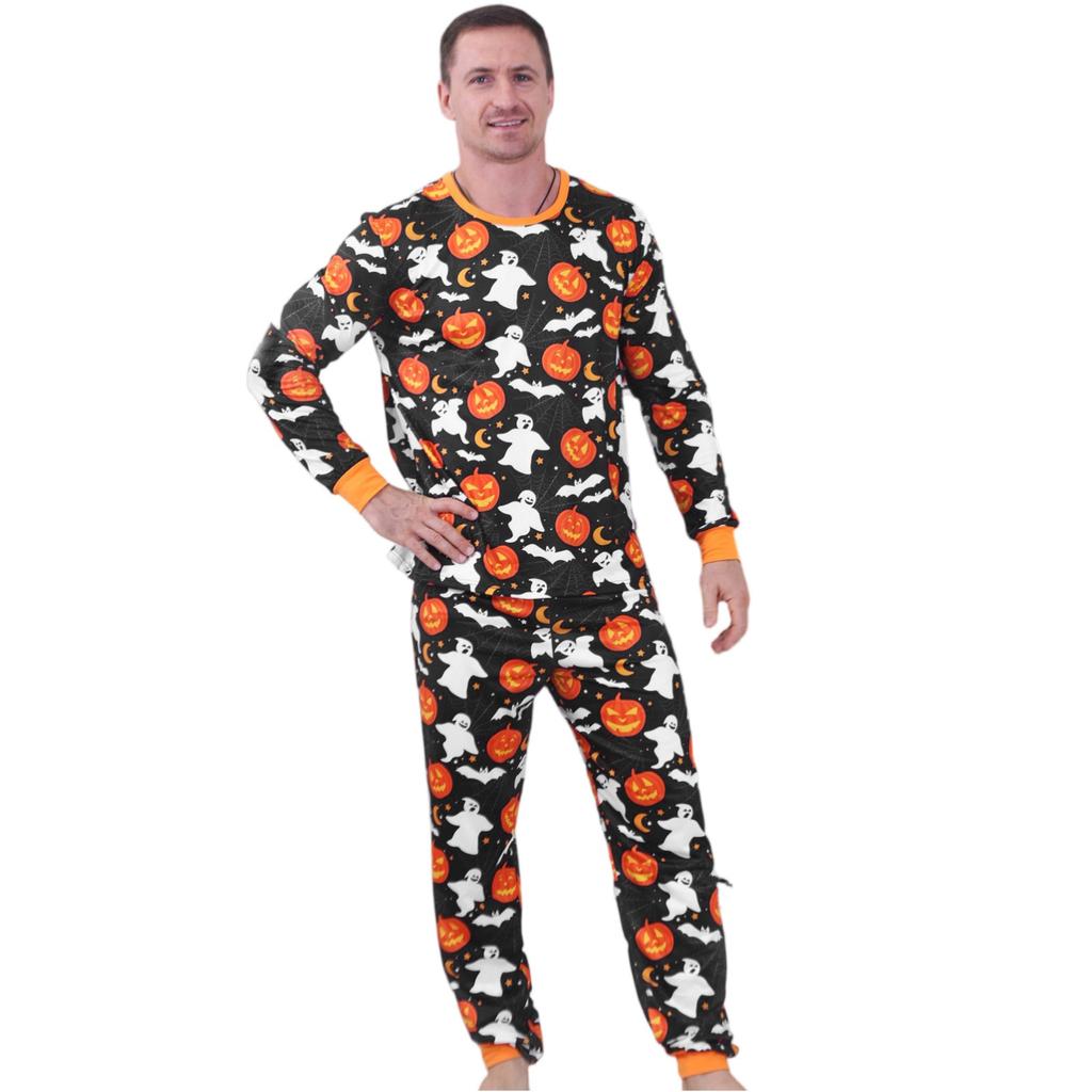 Prints Family Matching Long Sleeve Tops+Pants Set Family Matching Sets