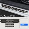 For Xpeng G9 G6  Car Door Sill Protector Scuff Plate Accessories Pedal Styling Stickers Auto Threshold Cover Parts