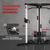 Power Tower Fitness Station with Lat Pulldown, Pull-Up Bar Curl/Rowing Bar Handles, 15-Way Adjustable
