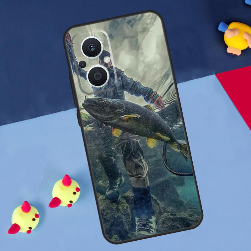 Fish Fishing For OPPO Reno 7 8 Lite 8T 10 11 12 13 14 Pro 11F 12F 13F 14F OPPO Find X8 X5 X6 X9 Pro Case