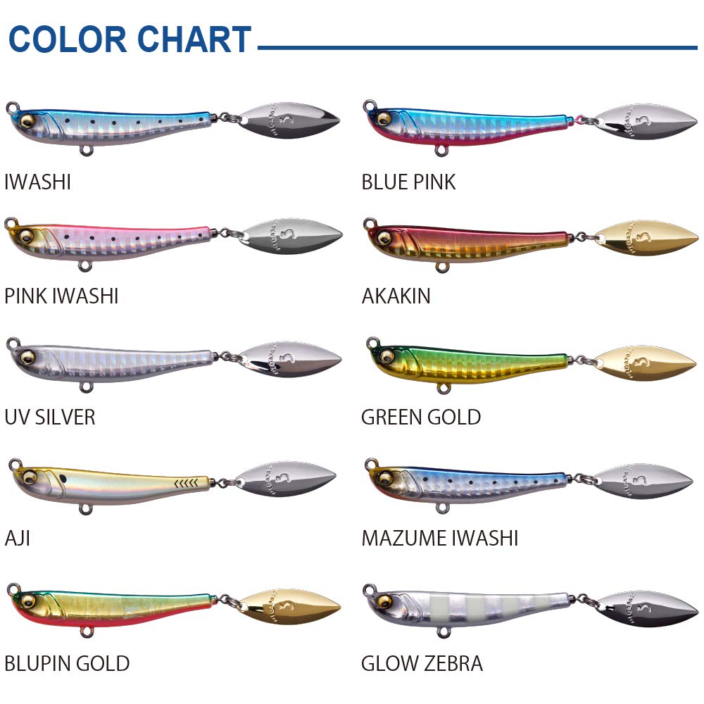 [Megabass] Makippa 20g Blade Jig Green Gold