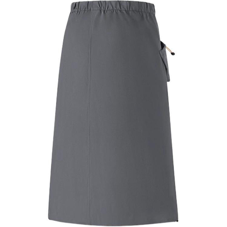 Skechers Versatile Fashion Soft Comfortable Casual Long Skirt Women skirts Volcanic-Gray P225W231-04YJ