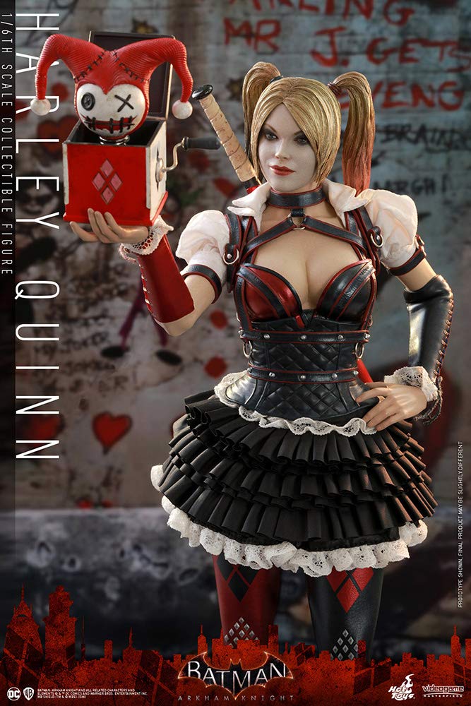 Hot Toys Video Game Masterpiece Arkham Knight Harley Quinn Scale Figure Black Batman 1/6 VGM#41