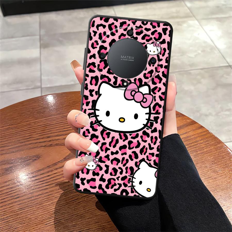 Leopard Hello K-Kittys Funda Phone Cover Case for Huawei P Smart 2019 P20 Lite 2018 P30 P20 Pro P20 P40 Lite