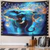 "Majestic Glowing Elephant Tapestry" Pattern Wall Hanging Tapestry Decorative Tapestry Home Decor for Bedroom and Living Room