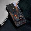 Mech Circuit Core Black Glass Phone Case For Motorola Moto Edge 70 60 Fusion 50 Ultra 40 Neo 30 Pro 20Lite 60s 50Neo Black Cover