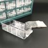 ABS Stapelbarer Teilebox Organizer Langlebige Und Transparente Aufbewahrungslösung Kunststoff-Organizerbox