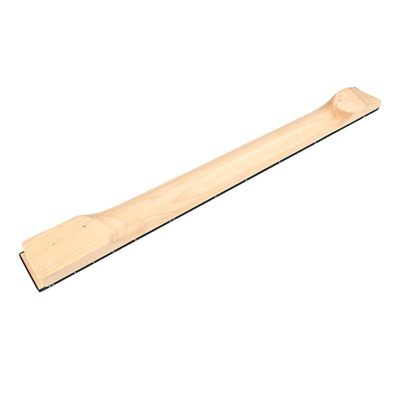 Guitar Neck Headless 25 Fret Maple Wood Smooth Natural Musical Dot Inlay Guitar Fingerboard Neck Solid Replacement Parts