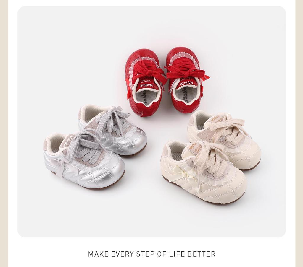 Children's Spring Skate Shoes: Non-slip, Soft Sole, Stylish & Versatile for Girls