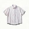 Giacca Camicia Estiva a Maniche Corte Workwear Camicia da Uomo a Maniche Corte con Revers