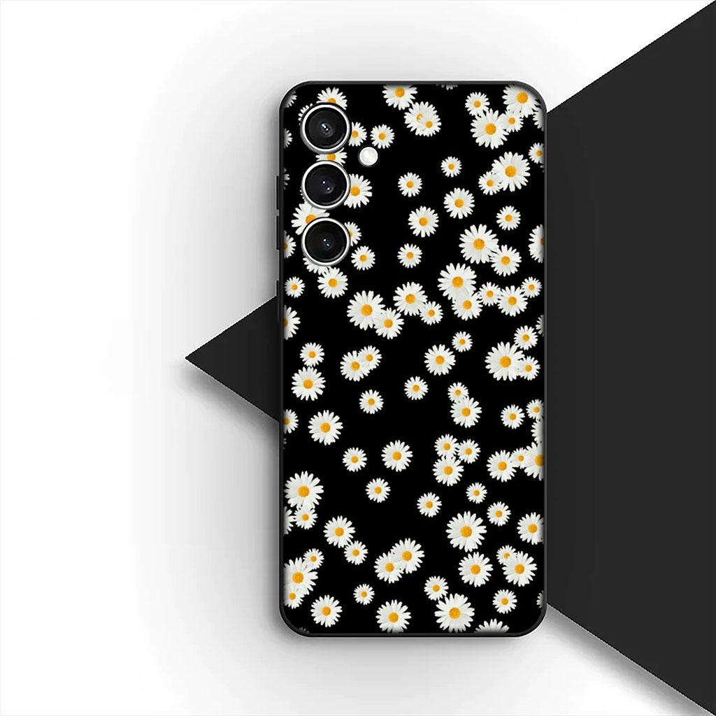 

Phone Cover for Apple iPhone 16 14 15 Plus 11 Pro Max 16E ProMax + 16Plus 15+ 14+ Soft Case Sunflower Fresh Little Daisy Flower iPhone 15