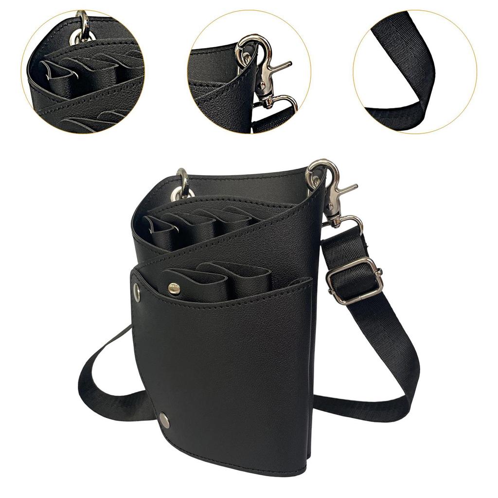 Hairdresser Scissors Bag Pouch Holster Large Capacity Versatile with Strap Accessories
