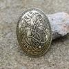 Scandinavian Shield Brooch Scandinavian Wolf Lapel Pin Metal Brooches for Women Suit