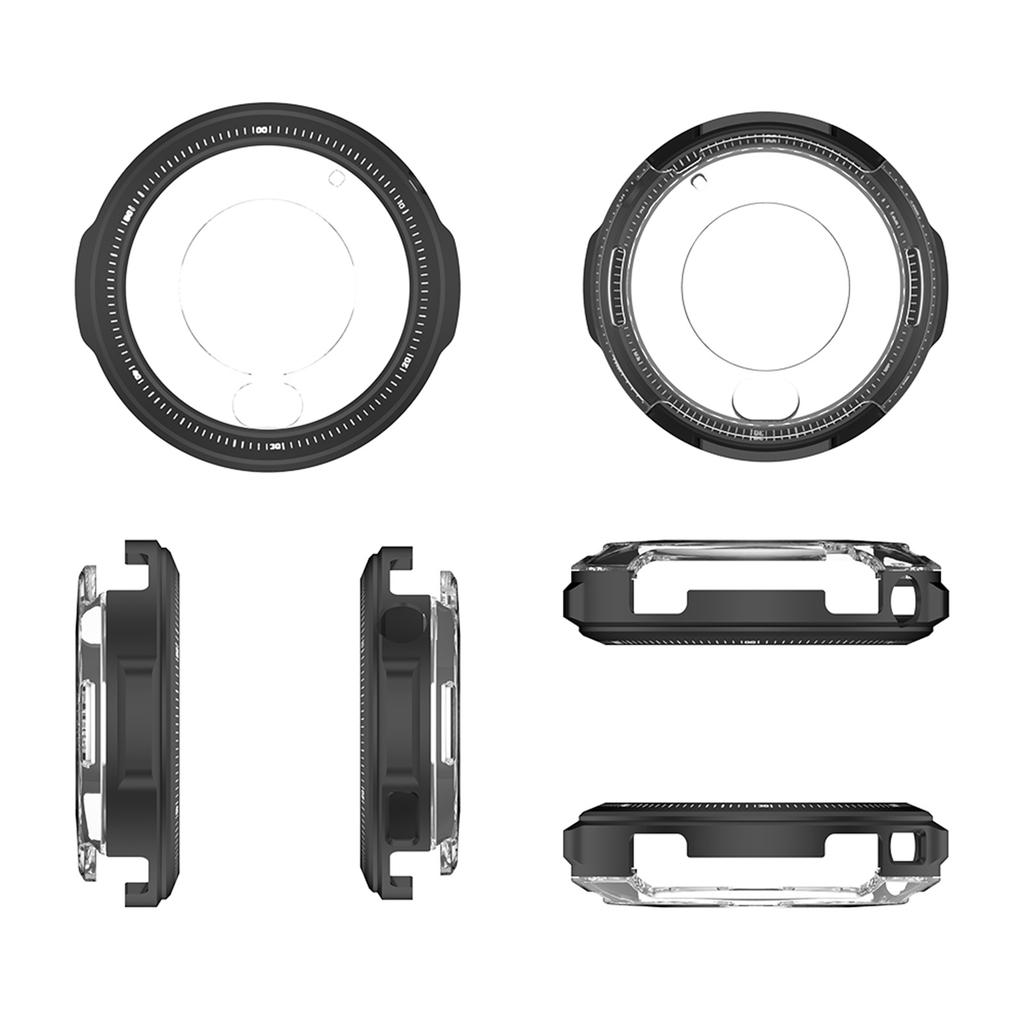 Protective Bumper Shell Hollow Drop-Resistant Protector Shell Shockproof Compatible for Amazfit Balance 2 Smart Watch 47mm